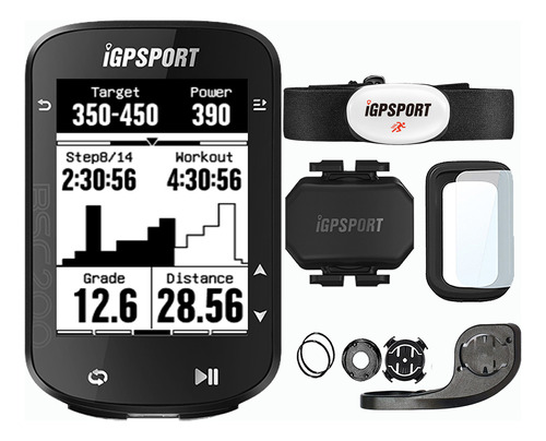 Gps Igpsport Bsc200 Bike + Sensor Cadencia + Cinta Cardiaca