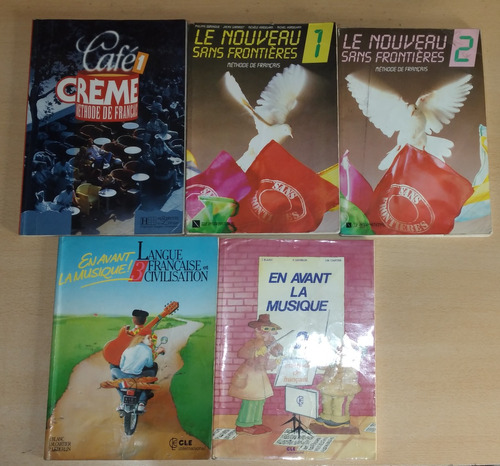 Lote 5 Textos Francés Hachette Leer Descripción