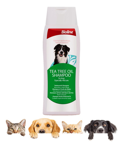 Shampoo Para Perros Fragancia Aceite Árbol De Te 250ml