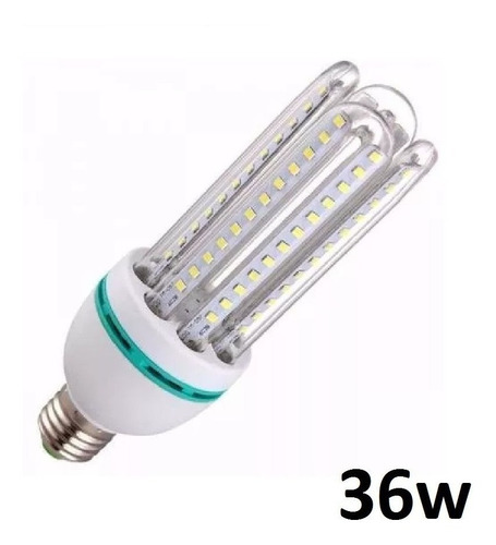 Kit 3 Lâmpada Led Milho 36w Modelo 4u Branco Frio 6500k