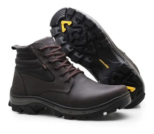 Bota Seguran a Para Trabalho Com C.a Epi Botina Masculina