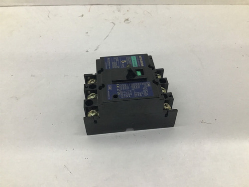 Mitsubishi Nf30-cs No Fuse Breaker 5 Amp 3p 500vac 50-60 Dda