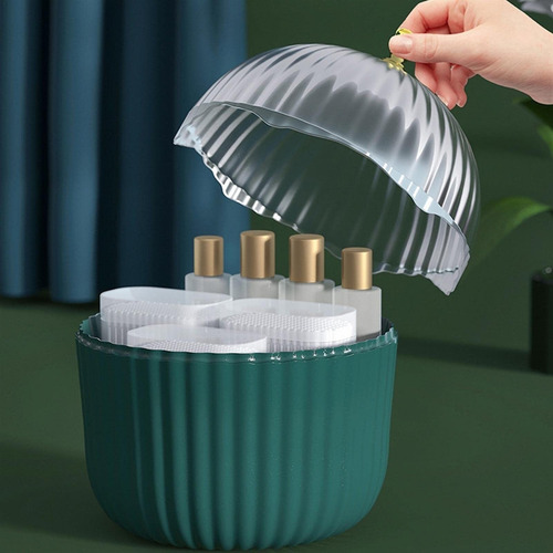 Caja Almacenamiento De Bastoncillos Algodón Para Cosméticos