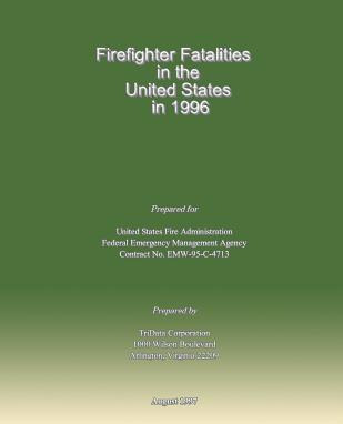 Libro Firefighter Fatalities In The United States In 1996...