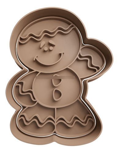 Cortador De Galletas Muñeco De Jengibre Navideño 4