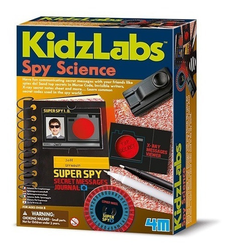 Kit De Espias Niños - Kidz Labs Spy Science   - Marca: 4m