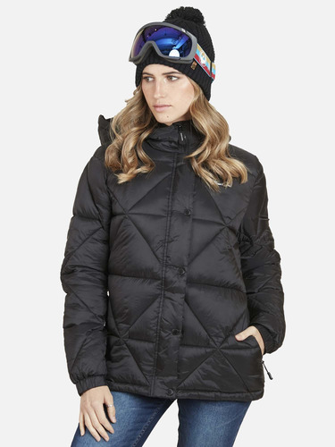 Parka Diamond Mujer Gris Maui And Sons