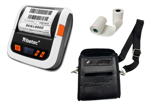 Kit De Impresora Portátil Rt-320pb + Funda + Caja 192 Rollos