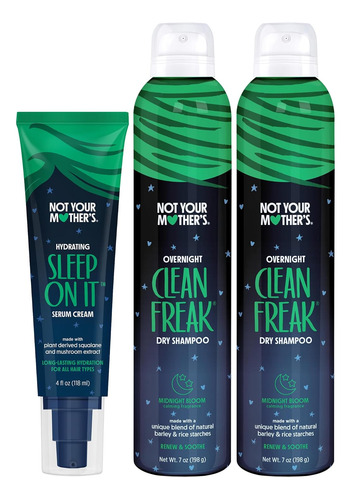 Not Your Mother's Overnight Clean Freak 2 Champús Secos Y 1