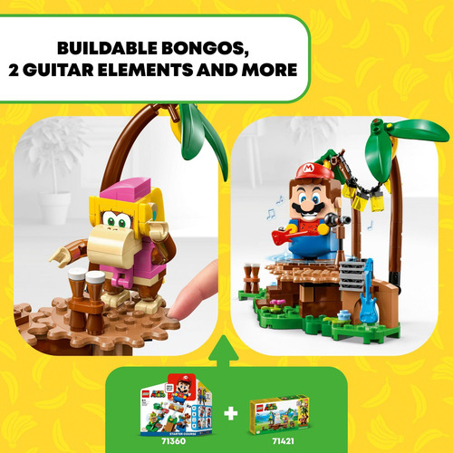 Set De Expansión Lego Super Mario Dixie Kongs Jungle Jam 714