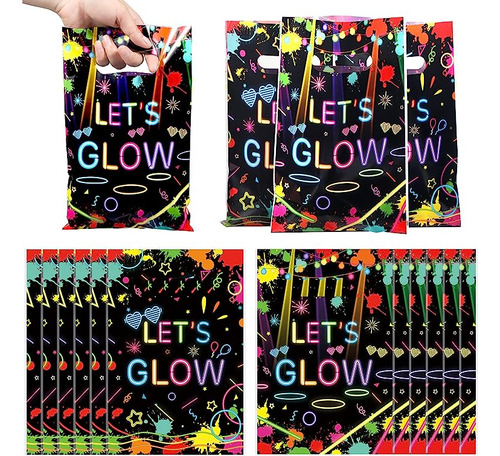 100 Let S Glow In The Dark Supplies Neon Goodie Con Asas Tro