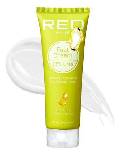 Red By Kiss Crema Para Pies De Urea 25% - Crema Ultra Hidra.