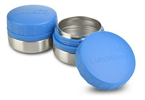 Lunchbots Rounds Leak Proof 4 Oz. Stainless Snack