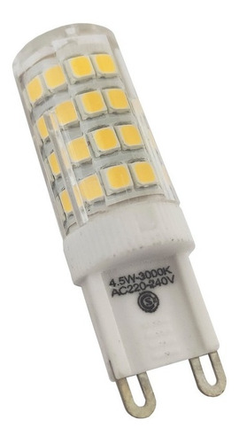 Lampara Led Bipin G9 4.5w Practiled 220v Blanco Cálido