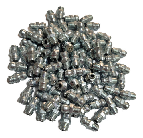 Alemite 1/4 (sae) Nf Recto Corto X 10 Unid. Hero Lubrica.