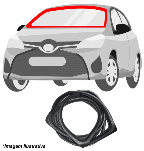Borracha Para-brisas S/ Friso F1000 / Caminhao Avarento 72