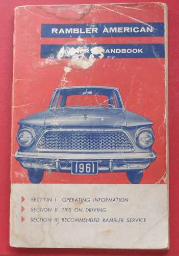 Rambler American 1961 Manual Instrucciones Original Antiguo