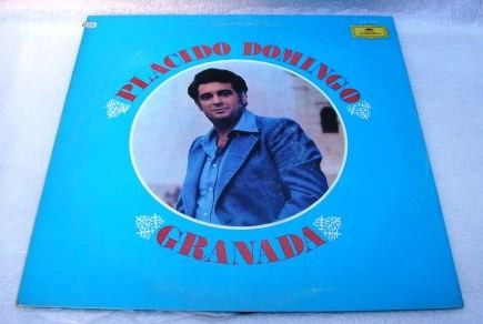 Placido Domingo Granada -  Disco Vinilo Ópera Óptimo Estado