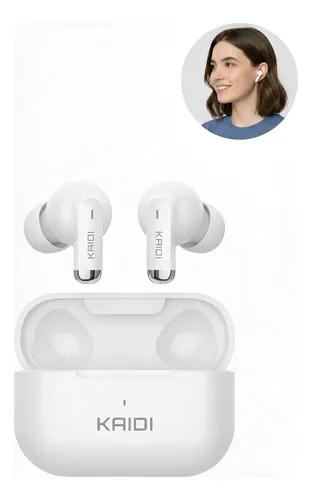 Fone De Ouvido Sem Fio In-ear Kaidi Kd-780 Bluetooth 5.4 Tws Branco