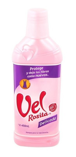 Detergente Liquido Para Ropa Vel Rosita Delicada 450 Ml