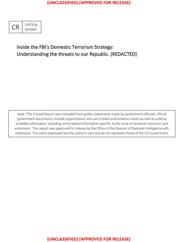 Libro: Inside The Fbis Domestic Terrorism Strategy:: The To