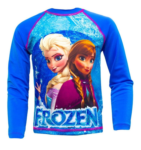 Playeras Con Proteccion Uv Para Niñas De Frozen