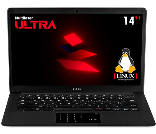 Notebook Multilaser Ultra Celeron N4020 14 Hd 128gb Ssd 4gb