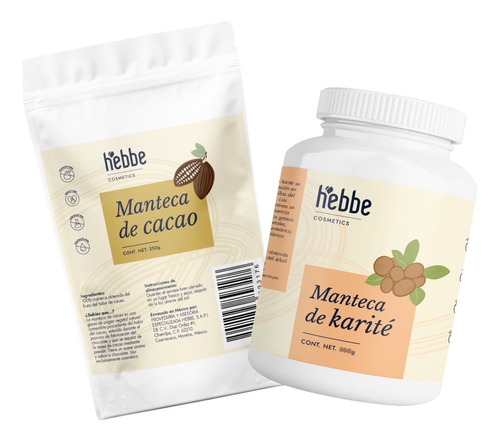 250 Gramos Manteca De Karite + 250 Gramos Manteca De Cacao