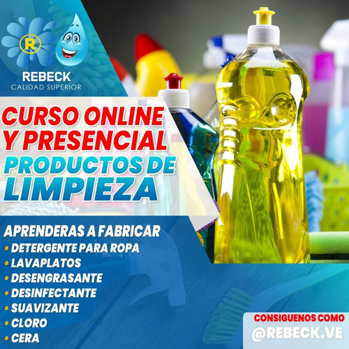 Imagen 1 de 5 de Curso Presencial De Elaboración De Productos De Limpieza