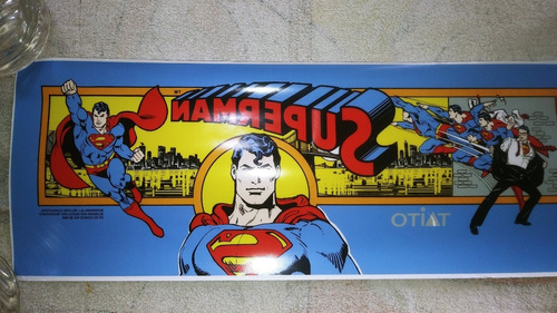 Imagen 1 de 5 de Vinilo Marquesina Arcade Superman Restaurada