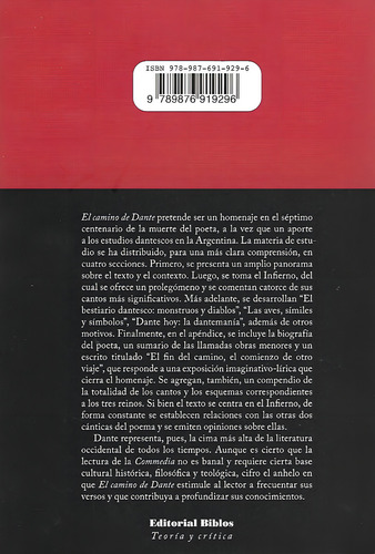 El Camino De Dante - Capano, Daniel Alejandro