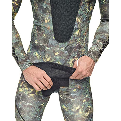 Traje De Buceo De Camuflaje Pirana De Lycra De Dos Piez...