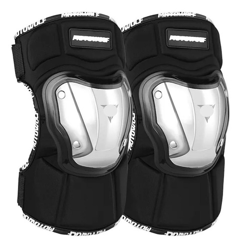 Imagen 1 de 10 de Rodilleras Motociclista Protecciones Rodillas Acero Inox.