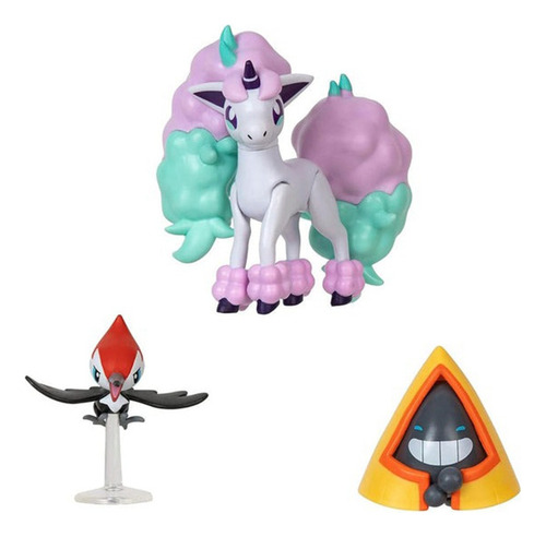 Figura De Acción Pack X3 Figuras Pokemon De Jazwares Battle Ready