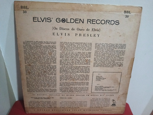 Lp Elvis Presley Elvis' Golden Records 1958 1° Prensagem (Usado)
