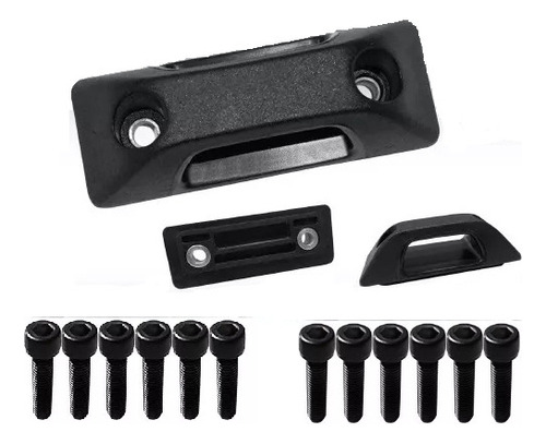 Kit 6 Gancho Caçamba Saveiro G5 G6 2019 2020 2021 2022 2023