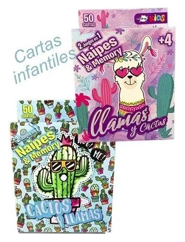 Naipes Llamas Y Cactus Distribuidora Lv