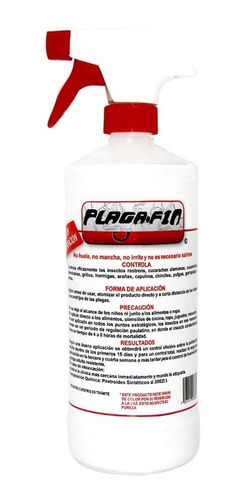 Insecticida Plaga Fin Pack C/3 Pzas (control De Plagas)