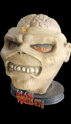 Iron Maiden Busto Escultura De Colección 14 Cm Aprox 