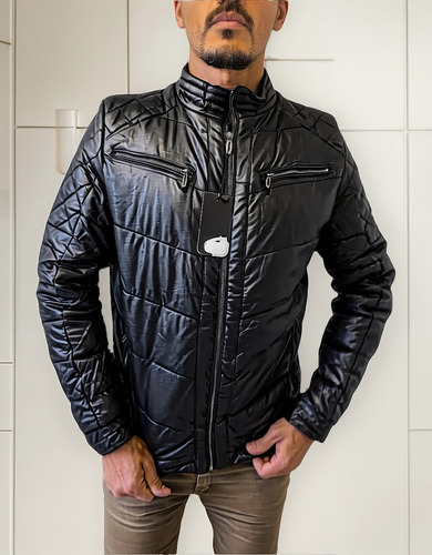 Campera Hombre Eco Cuero Infladas Importadas Gran Calidad!