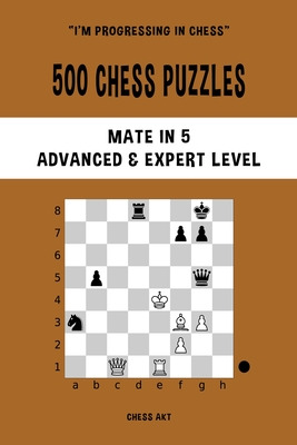 Libro 500 Chess Puzzles, Mate In 5, Advanced And Expert L...