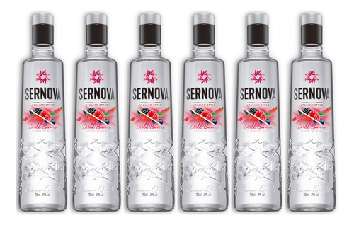 Vodka Sernova Wild Berries X750cc Caja X6