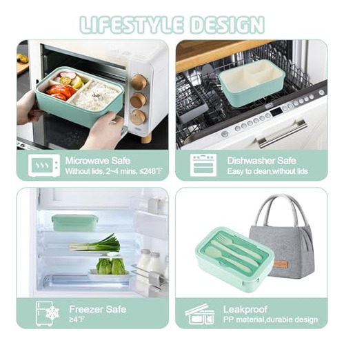Lonchera Bento Para Niños, Lonchera Bento Box Para Adultos L