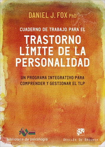 Libro Cuaderno De Trabajo Para El Trastorno Limte De Pers...