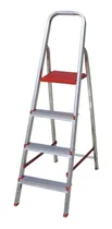 Comprar Escalera Aluminio Plegable Hogareña Botafogo 4 Escalones