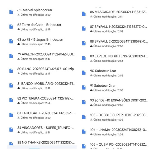 Pack +114 Jogos De Tabuleiro P/ Imprimir Pdf - Frete Grátis