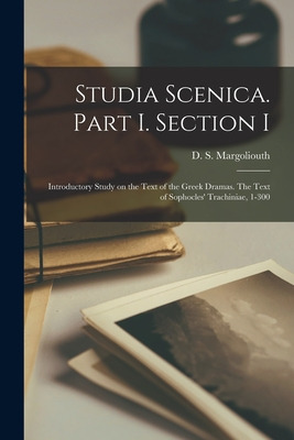 Libro Studia Scenica. Part I. Section I: Introductory Stu...