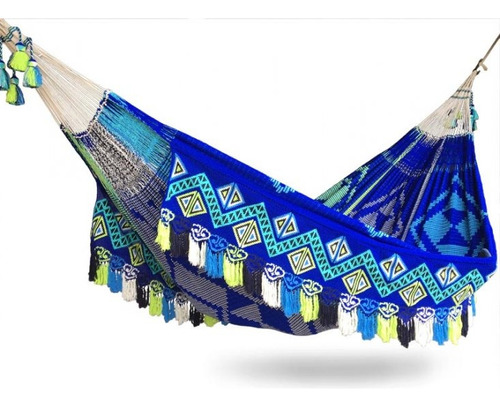 Chinchorro Wayuu Doble Cara Colombiano, Color Variado