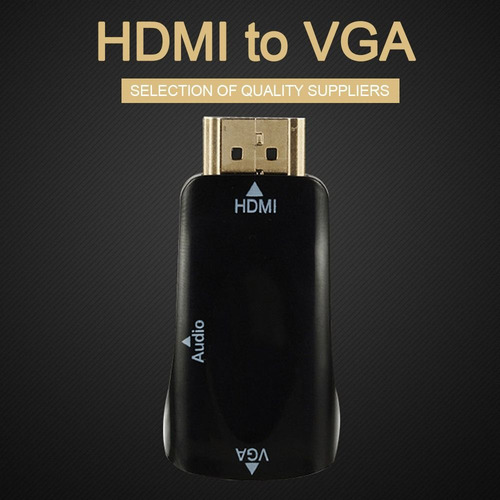Adaptador Hdmi A Vga Entrada Hdmi Macho Adaptador Hdmi A Aud