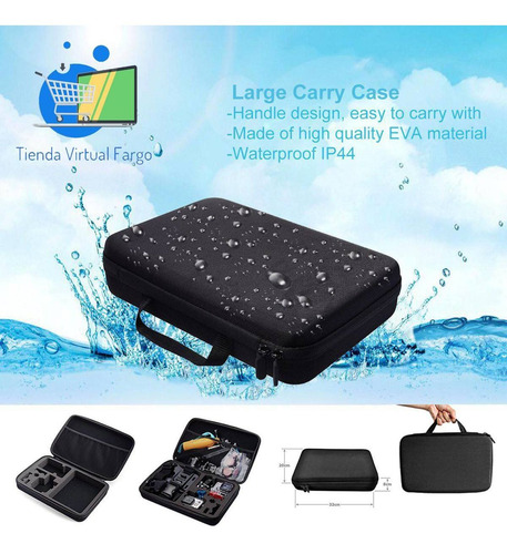 Kit 50 Accesorios Para Camaras Gopro Hero7 Hero6 Hero5 Hero4